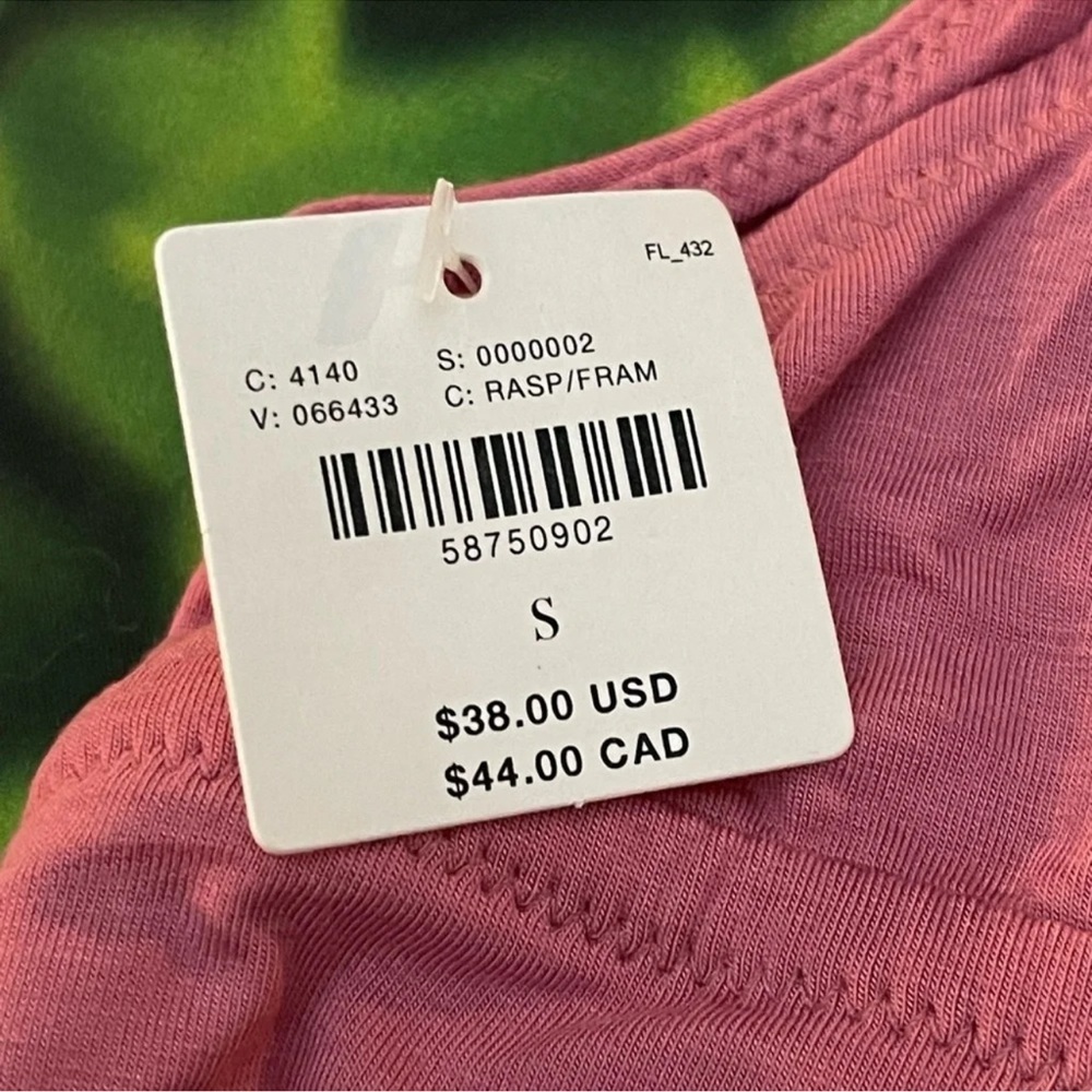 ANTHROPOLOGIE Monique
Modal Bralette in Raspberry Color, Size Small, NWT - Picture 3 of 6